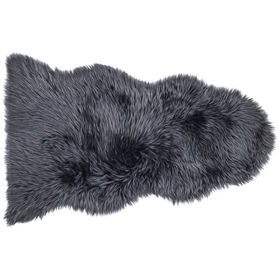 Anthrazit Deko-Fell Bergen - 115x70 cm