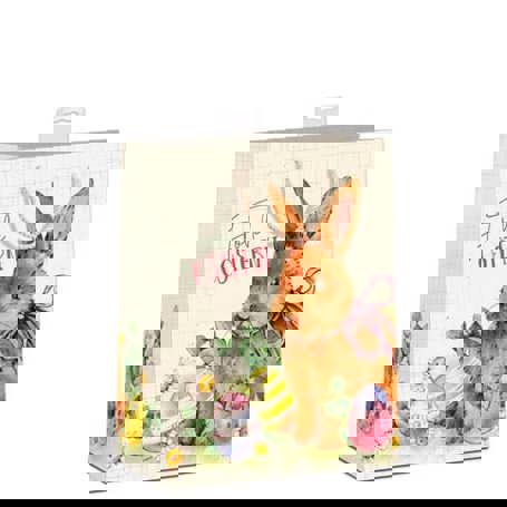 Ostertragetasche aus Zuckerrohr - Osterhase, 32x26x12cm Ostertragetasche aus Zuckerrohr - Osterhase, 32x26x12cm