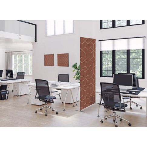 Showdown Hexagon Wanddekoration Set - 40x40 cm