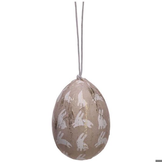 Osterdeko-Anhänger - EiHänger in PaperArt Design | Kunststoff | 5x5x7 cm