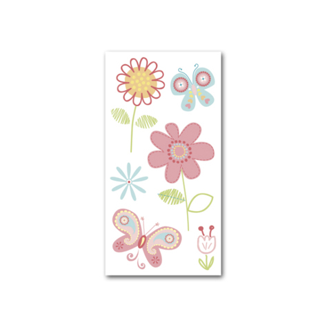 Blumen Sticker Mix - Bunte Aufkleber für kreative Projekte Blumen Sticker Mix - Bunte Aufkleber für kreative Projekte