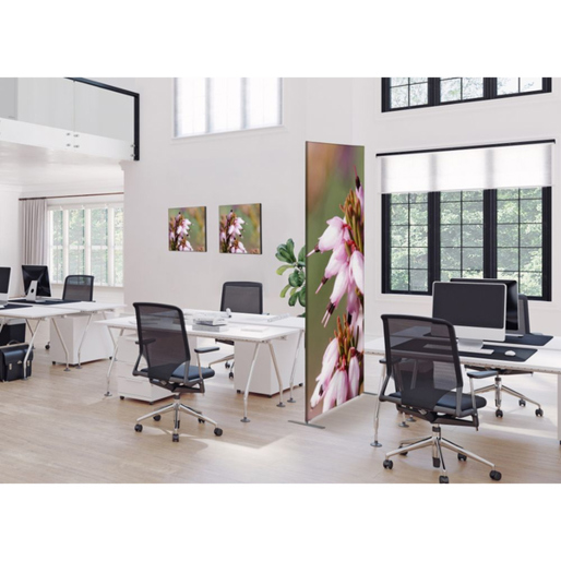 Erica Pinke Blume Wanddekoration Set 40x40 cm Erica Pinke Blume Wanddekoration Set 40x40 cm