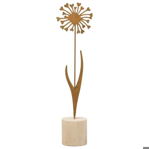 Dekoblume aus Metall und Holz - 14,5 x 7,7 x 51 cm Dekoblume aus Metall und Holz - 14,5 x 7,7 x 51 cm