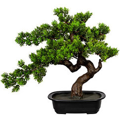 Bonsai Myrte in Kunststoffschale - HxB ca. 400 x 400 mm | Kunstbaum