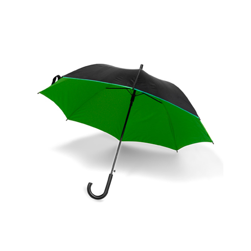 Automatik Regenschirm - Schwarz & Grün - Ø 107 cm Automatik Regenschirm - Schwarz & Grün - Ø 107 cm