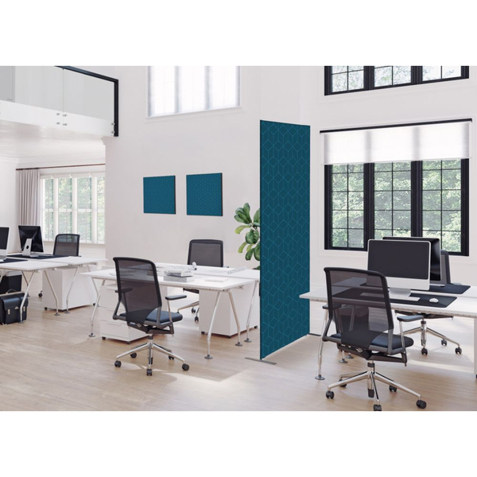 Showdown Hexagon Wanddekoration Set - 40x40 cm (Blau) Showdown Hexagon Wanddekoration Set - 40x40 cm (Blau)