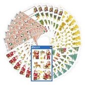 Glänzende Weihnachtssticker - AVERY Zweckform Folie | 13,5 cm