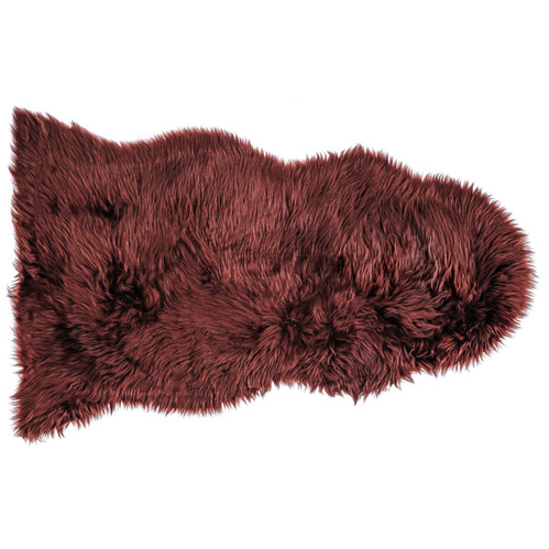 Deko-Fell Bergen - 115x70 cm - Bordeaux