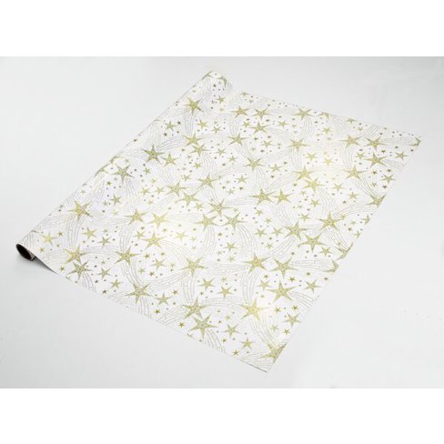 SIGEL Geschenkpapier Weihnachten | Dancing Stars mit Golddruck | 5m x 70cm | Hochwertig 80g/m² SIGEL Geschenkpapier Weihnachten | Dancing Stars mit Golddruck | 5m x 70cm | Hochwertig 80g/m²
