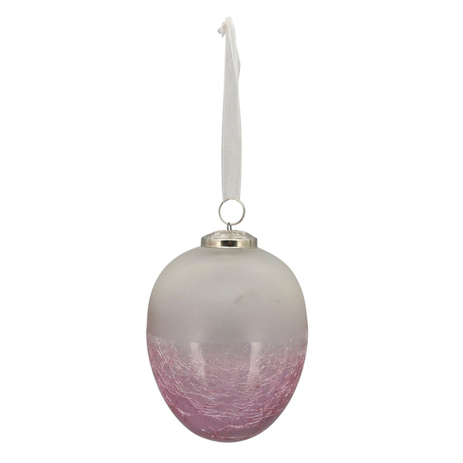 Osterdeko-Anhänger EiHänger - Pink, Glas, 9x9x12 cm Osterdeko-Anhänger EiHänger - Pink, Glas, 9x9x12 cm