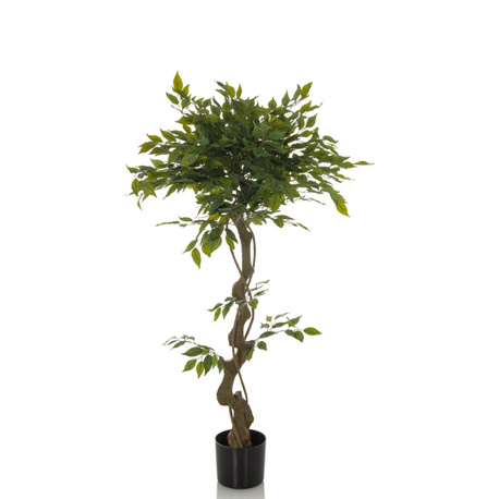 Ficus Kunstpflanze - 120 cm - Grüne Deko für Zuhause | hjh OFFICE Ficus Kunstpflanze - 120 cm - Grüne Deko für Zuhause | hjh OFFICE