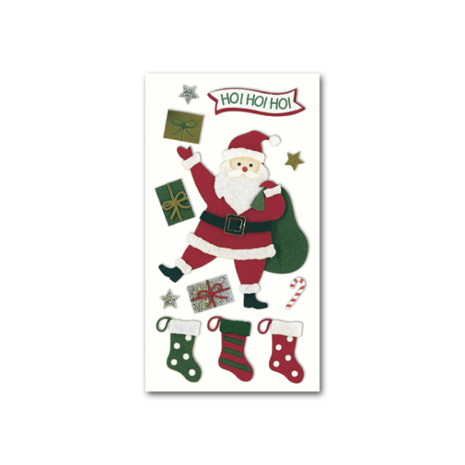 Weihnachtlicher Sticker Mix - Nikolaus Etiketten Set