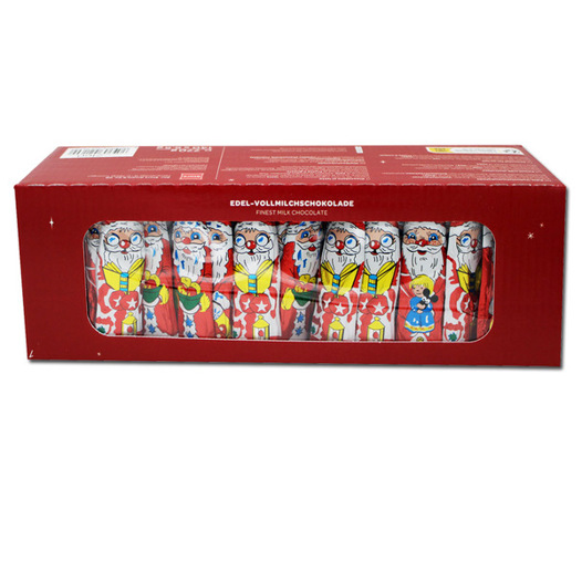 Massive Schoko-Weihnachtsmännchen - 140 Stück