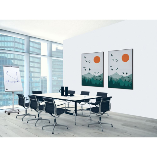 Showdown Wanddekoration Set - 40x40cm - Sonne und Vögel - Wandobjekt