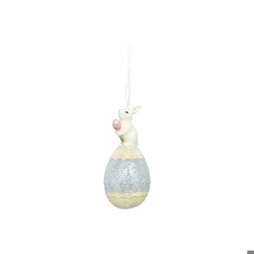 Osterdeko-Anhänger EiHänger Sannie - Polyresin - 5,8 x 5,8 x 13 cm Osterdeko-Anhänger EiHänger Sannie - Polyresin - 5,8 x 5,8 x 13 cm