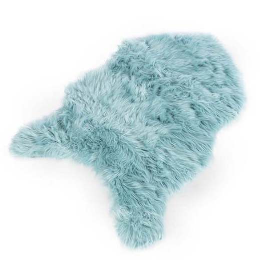 Flauschiges Dekofell Duck Egg - Kunstfell 90 x 60 cm