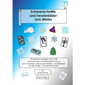 Winterliche Scherenschnitte & Fensterbilder